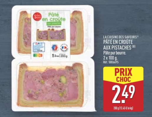 PÂTÉ EN CROÛTE AUX PISTACHES