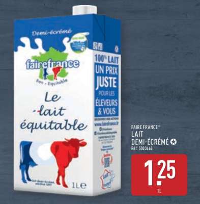 FAIRE FRANCE® LAIT DEMI-ÉCRÉMÉ