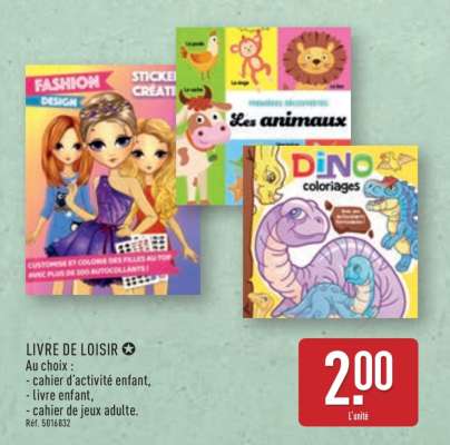 LIVRE DE LOISIR