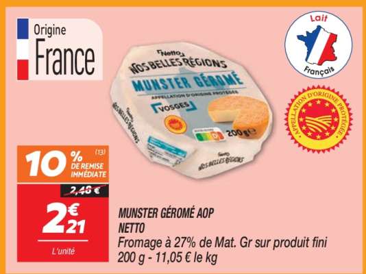 Munster Géromé AOP