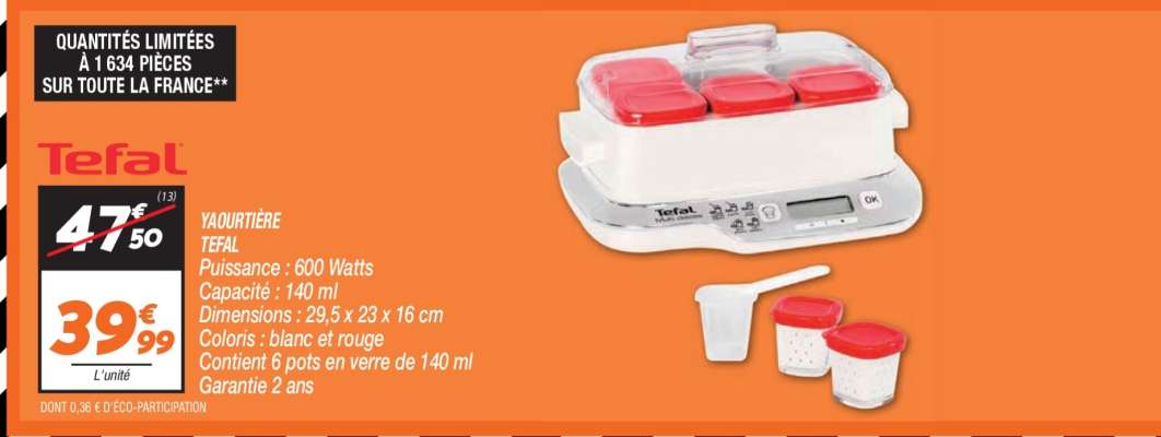 Yaourtière Tefal