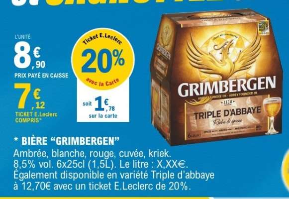 GRIMBERGEN TRIPLE D'ABBAYE