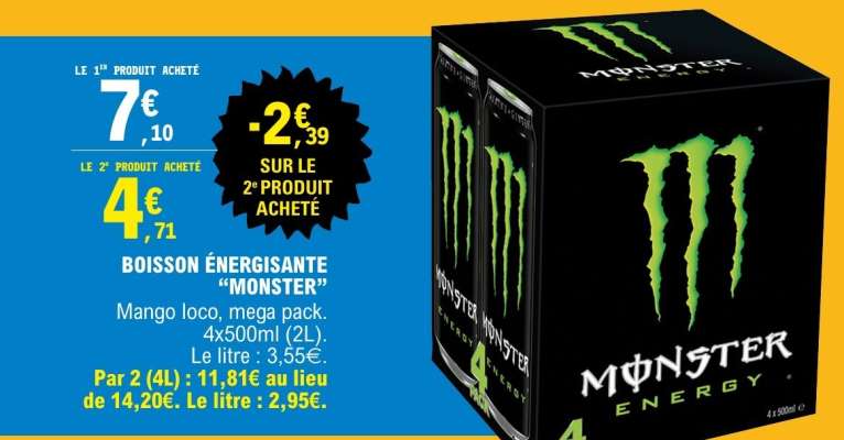 Boisson Energisante Monster