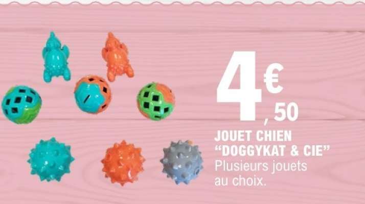 JOUET CHIEN 'DOGGYKAT & CIE'