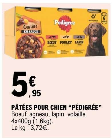 PÂTÉES POUR CHIEN “PÉDIGRÉE”