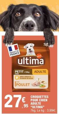 CROQUETTES POUR CHIEN ADULTE 'ULTIMA'