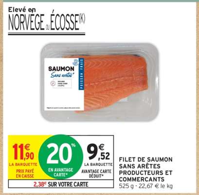 FILET DE SAUMON SANS ARÊTES PRODUCTEURS ET COMMERÇANTS