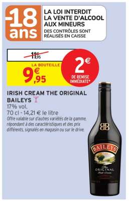 Irish Cream The Original Baileys