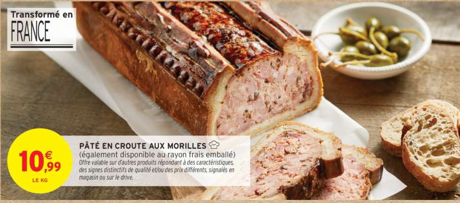 PÂTÉ EN CROUTE AUX MORILLES