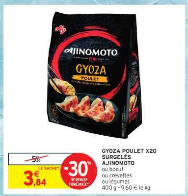 Gyoza Poulet X20 Surgelés Ajinomoto