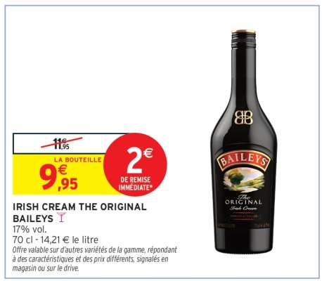Irish Cream The Original Baileys