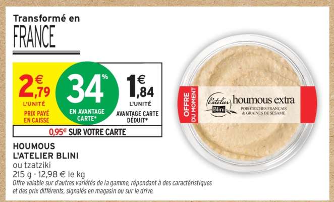 HOUMOUS L'ATELIER BLINI