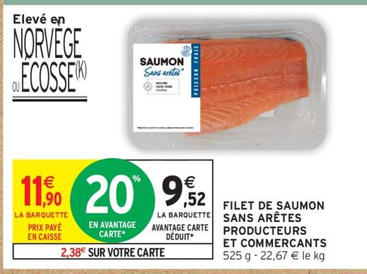 FILET DE SAUMON SANS ARÊTES PRODUCTEURS ET COMMERÇANTS