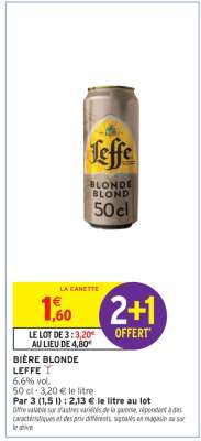 Bière Blonde Leffe*