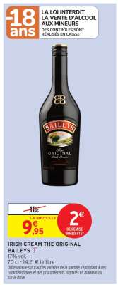 Irish Cream The Original Baileys