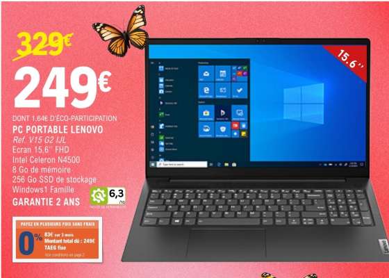 PC PORTABLE "LENOVO"