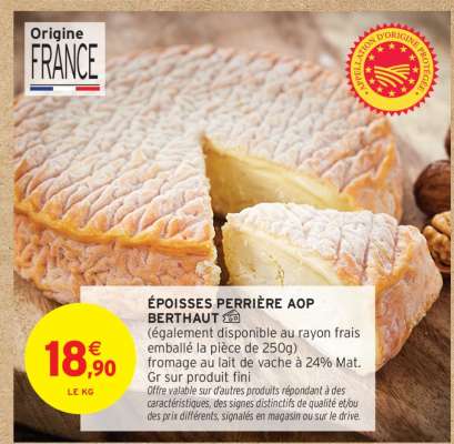 Époisses Perrière AOP Berthaut