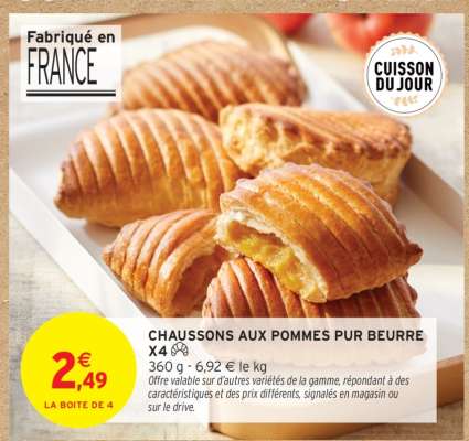 Chaussons Aux Pommes Pur Beurre