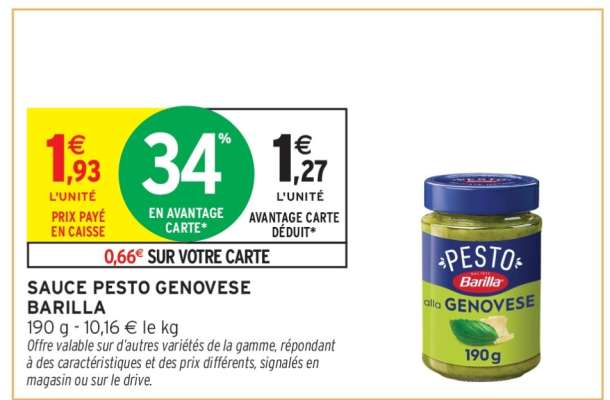 Sauce Pesto Genovese Barilla