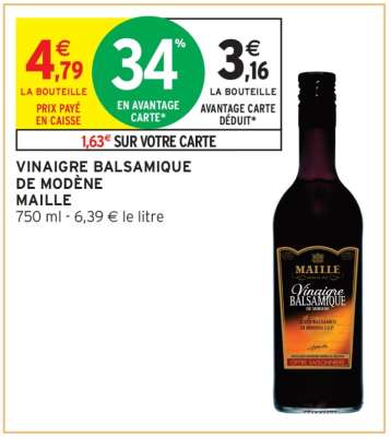 Vinaigre Balsamique De Modène Maille