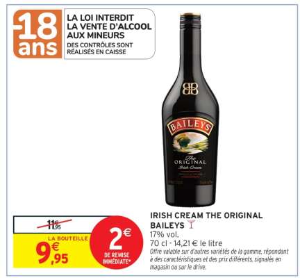 Irish Cream The Original Baileys