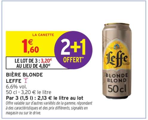 Bière Blonde Leffe*