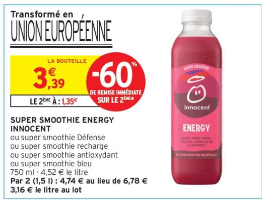 Super Smoothie Energy Innocent