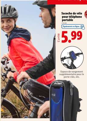 Sacoche de vélo pour téléphone portable