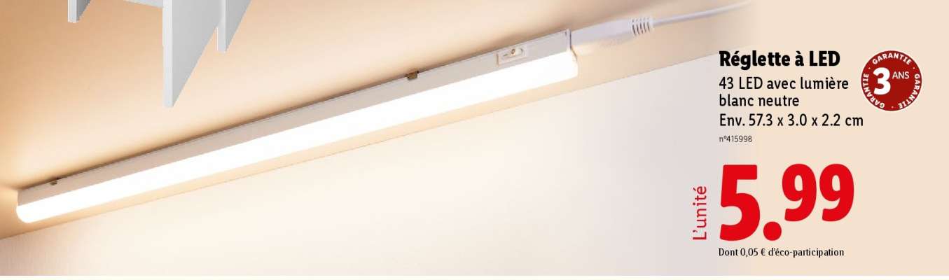 Réglette à LED
