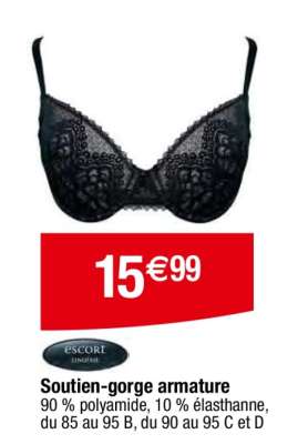 Soutien-gorge armature