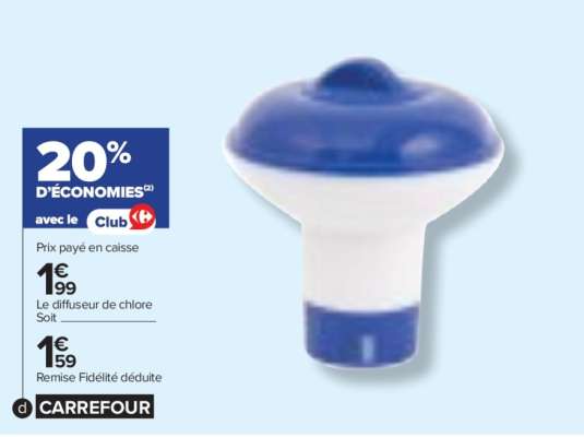 Le diffuseur de chlore