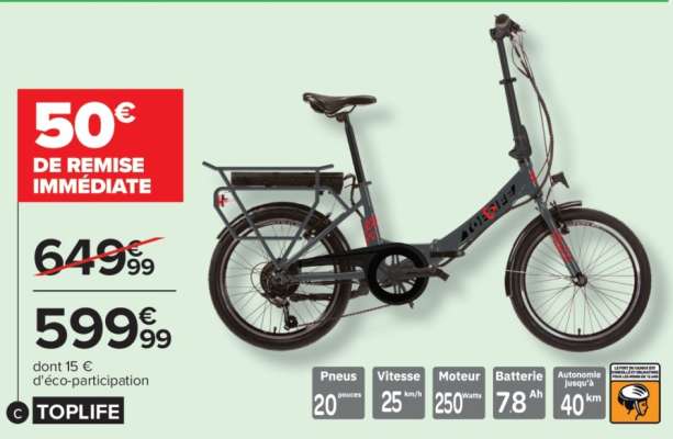 TOPLIFE Electric Bike