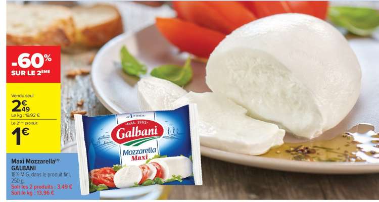 Maxi Mozzarella GALBANI