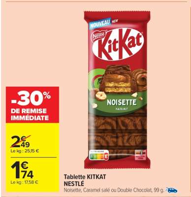 Tablette KITKAT NESTLÉ