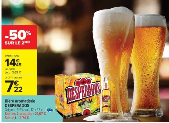 Bière Aromatisée Desperados*