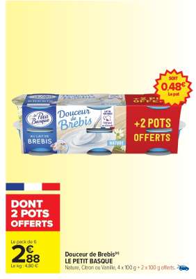 Douceur De Brebis Le Petit Basque