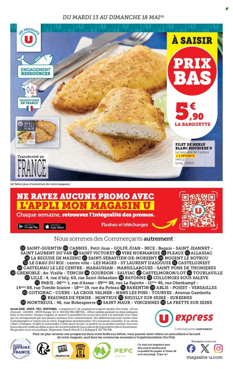 Catalogue U express - 13.05.2025 - 25.05.2025. 
