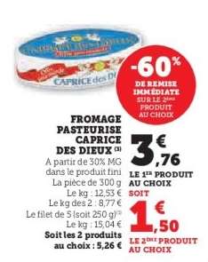 Fromage Pasteurisé Caprice des Dieux