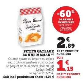 Petits Gateaux Bonne Maman