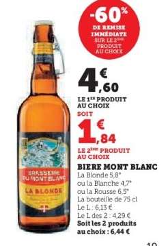 BIERE MONT-BLANC