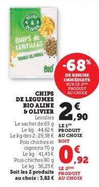 Chips de Légumes Bio Aline & Olivier