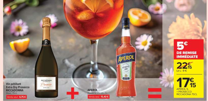 APEROL + PROSECCO RICCADONNA 75CL