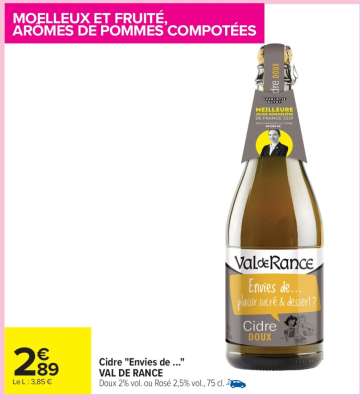 Cidre "Envies de ..." VAL DE RANCE
