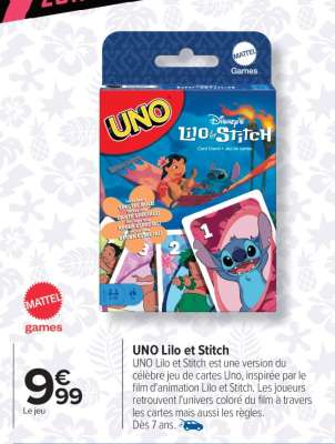 UNO Lilo et Stitch