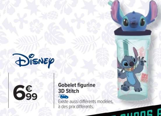 Gobelet figurine 3D Stitch