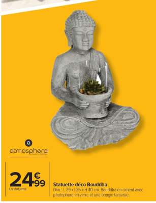 Statuette déco Bouddha