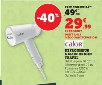 Calor Défroisseur à Main Origin Travel