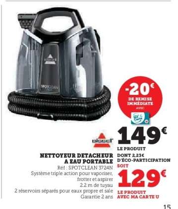 Nettoyeur Détacheur à Eau Portable