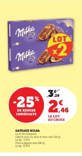 Gateaux Milka