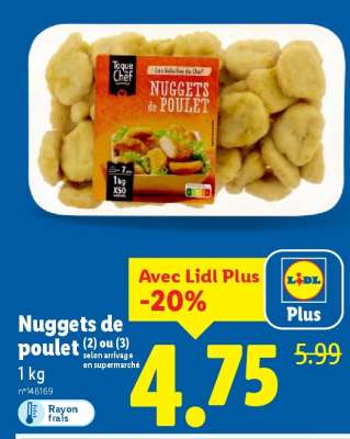 Nuggets de poulet